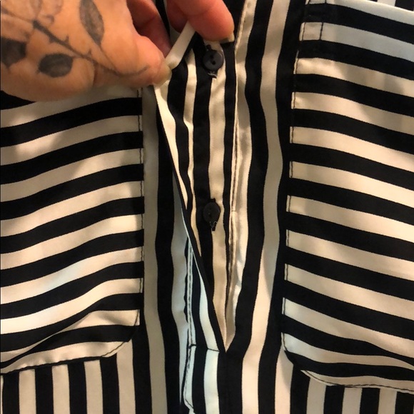 🦓 ZARA/ Striped Boxy Sleevless Top 🦓 - Picture 4 of 5